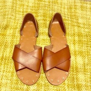Tan sandals